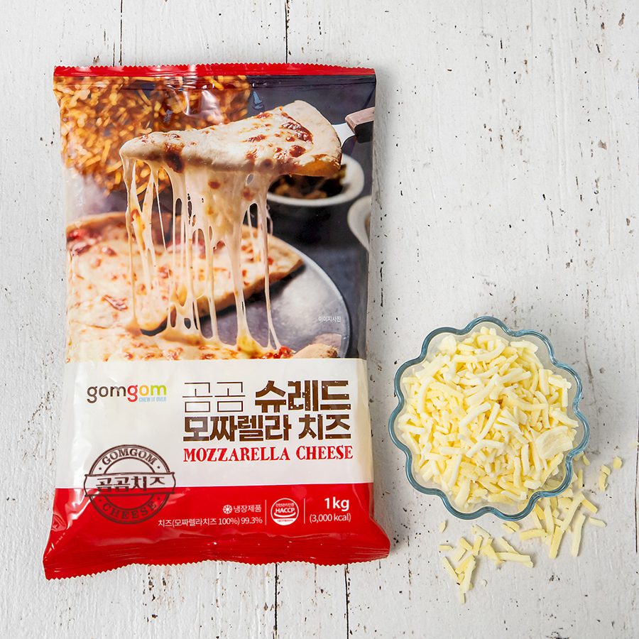 곰곰 슈레드 모짜렐라 치즈(대용량)