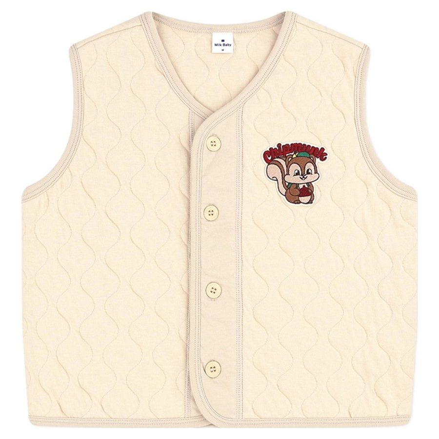밀크베이비 소풍가는 아기다람쥐 퀼팅 조끼