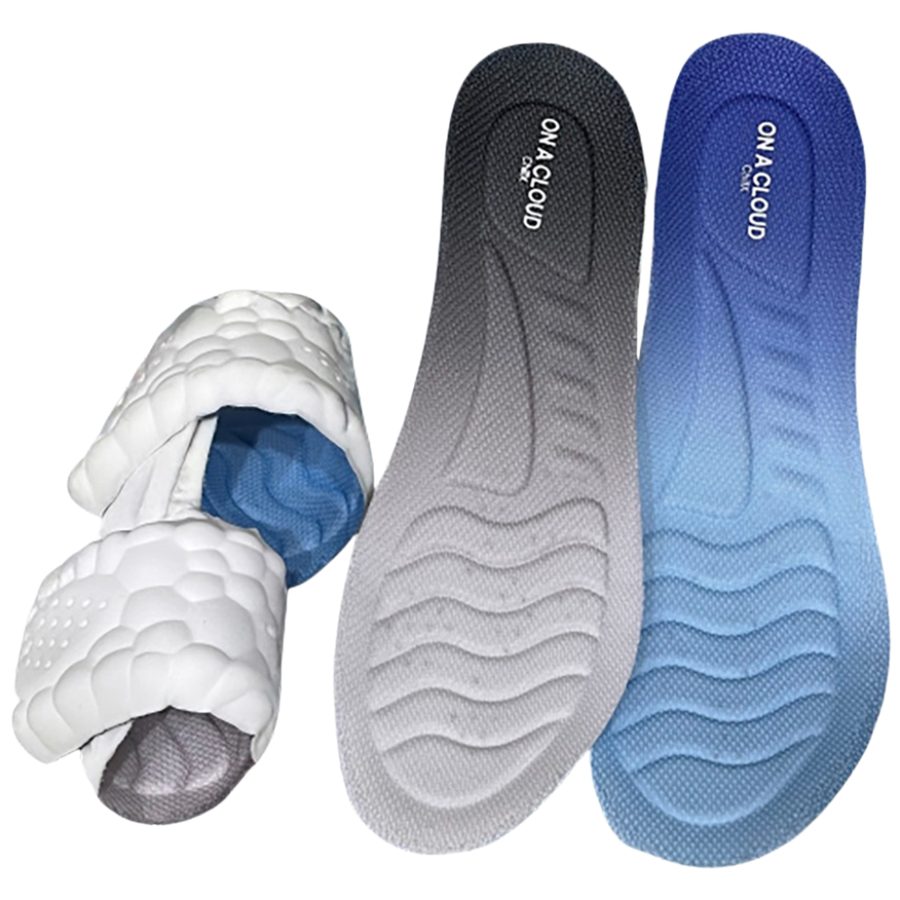 ChillX 1+1 푹신한 신발 깔창 인체공학 발편한 푹신한 구름 깔창