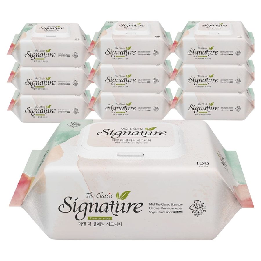 미엘 더 클래식 시그니처 물티슈 캡형