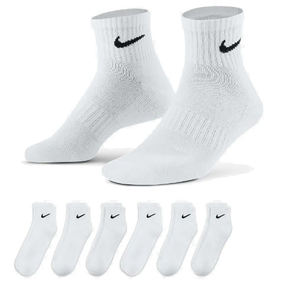 나이키 에브리데이 쿠션 트레이닝 앵클 샥스 스포츠 중목 양말(2세트 6켤레)