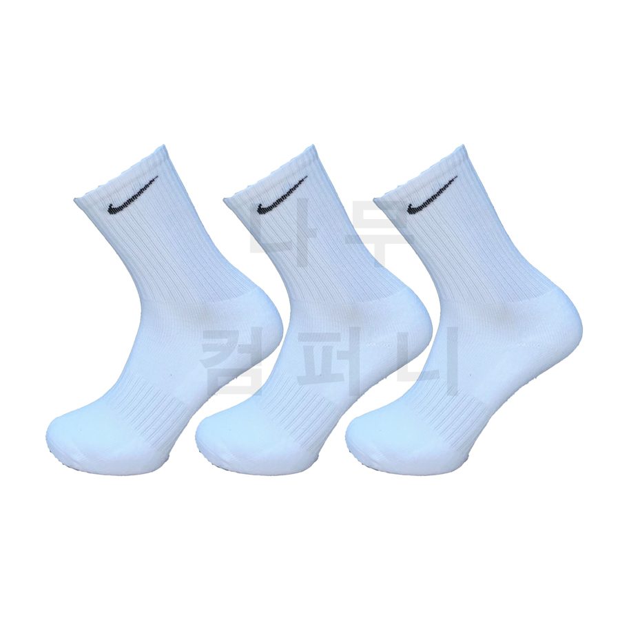 나이키 에브리데이 쿠션 장목양말 1팩 3세트 SX7664-100