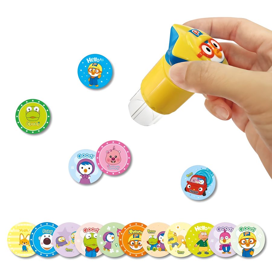 피노키오 뽀로로 스티커 도장놀이 + 스티커 50p 세트